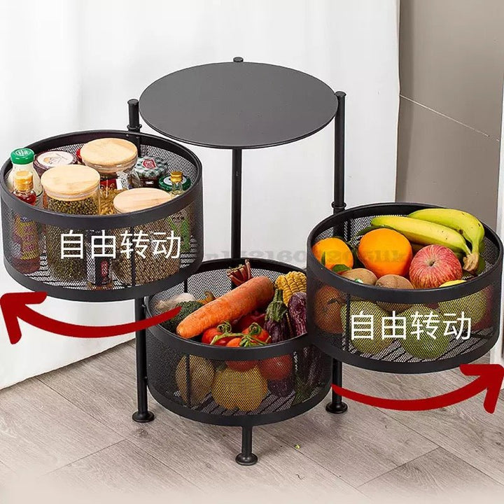 Parfait Rotating Trolley (Round) | kitchen item | Waseeh Pakistan