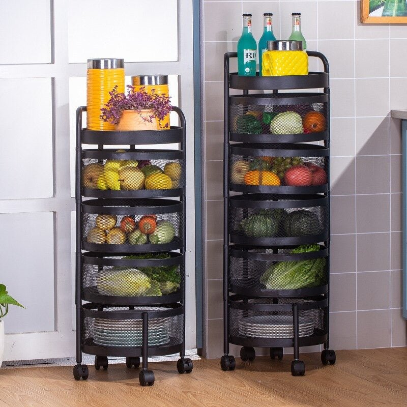 Parfait Rotating Trolley (Round) | kitchen item | Waseeh Pakistan