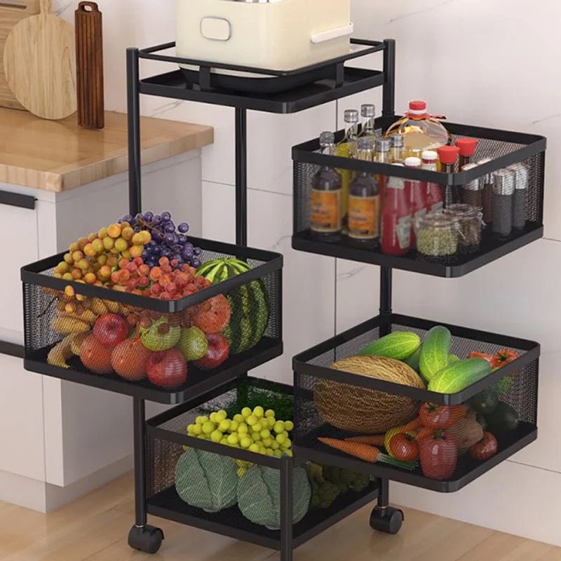 Parfait Rotating Trolley (Square) | kitchen item | Waseeh Pakistan
