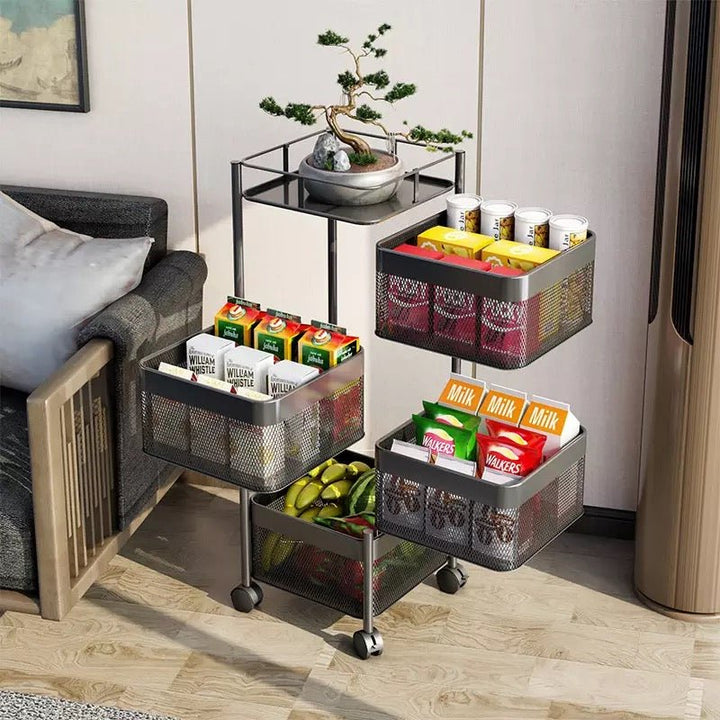 Parfait Rotating Trolley (Square) | kitchen item | Waseeh Pakistan