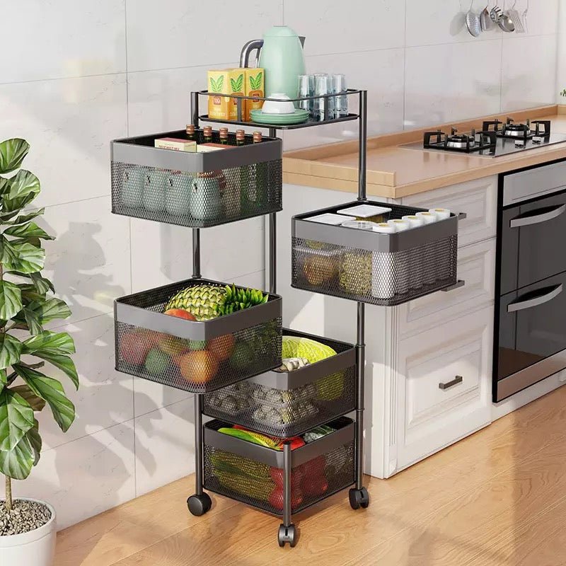Parfait Rotating Trolley (Square) | kitchen item | Waseeh Pakistan