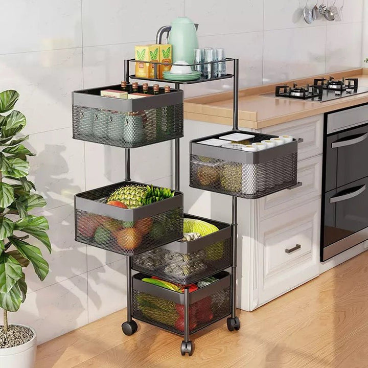 Parfait Rotating Trolley (Square) | kitchen item | Waseeh Pakistan