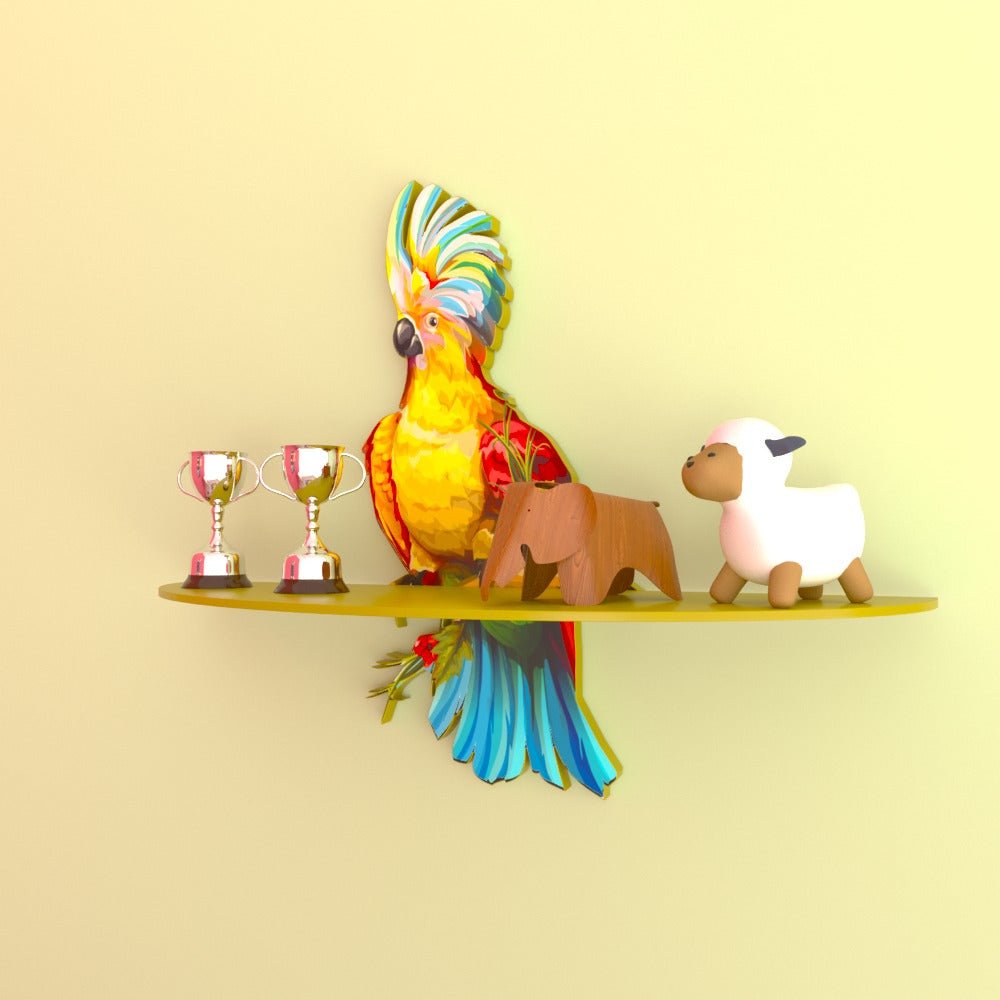 Parrot Perch Kids Bedroom Living Lounge Home Floating Organizer Shelve | Furniture | Waseeh Pakistan