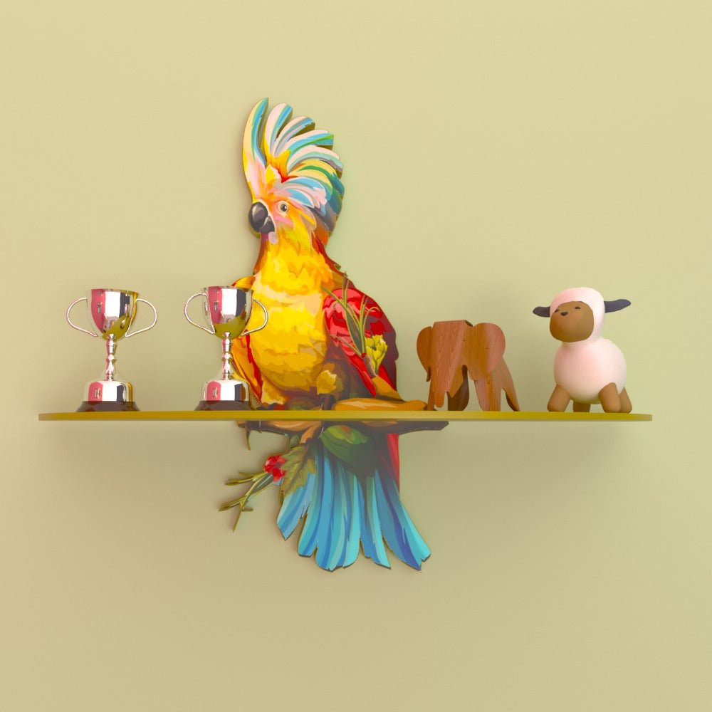 Parrot Perch Kids Bedroom Living Lounge Home Floating Organizer Shelve | Furniture | Waseeh Pakistan