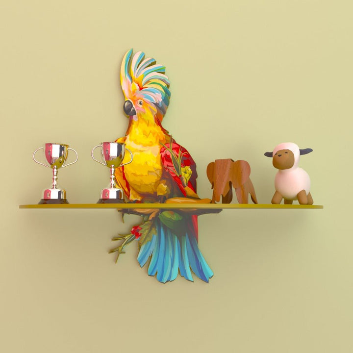 Parrot Perch Kids Bedroom Living Lounge Home Floating Organizer Shelve | Furniture | Waseeh Pakistan
