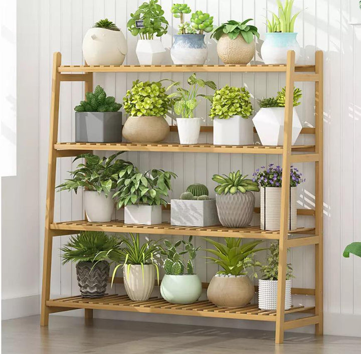 Patio Flower Entryway Plant Stand (4 Tier) | Furniture | Waseeh Pakistan