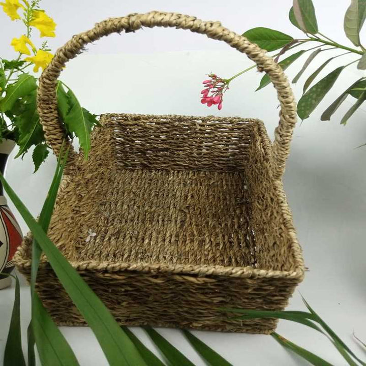 Pattered Braided Baskets (3 pcs) | kitchen item | Waseeh Pakistan