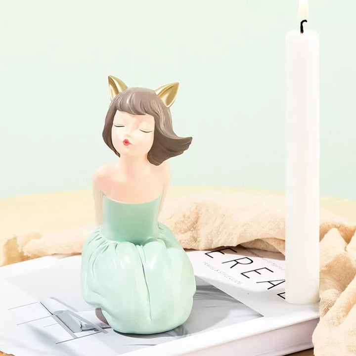 Perch Smooch Girl Sculpture | Home Décor | Waseeh Pakistan
