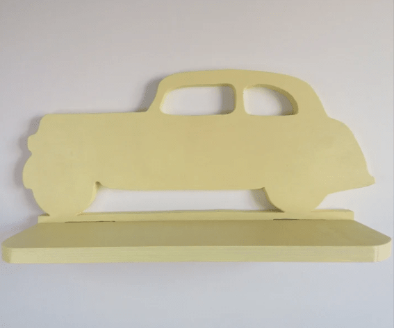 Peugeot Car Kids Boys Bedroom Floating Organizer Shelve Decor | Furniture | Waseeh Pakistan