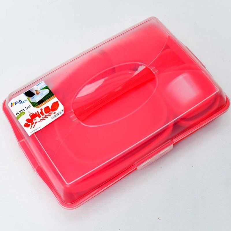 Picnic BBQ Cutlery Set (62 Piece) | kitchen item | Waseeh Pakistan