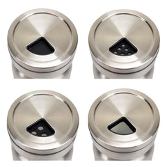 Home Puff Metal Spice Bottle with Stand 130mL, Set of 2 - waseeh.com