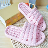 Flat Bathroom Slippers (Pink) - waseeh.com