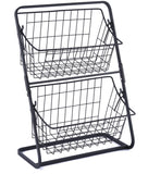 Dazzled Metal Storage Organizer Basket - waseeh.com