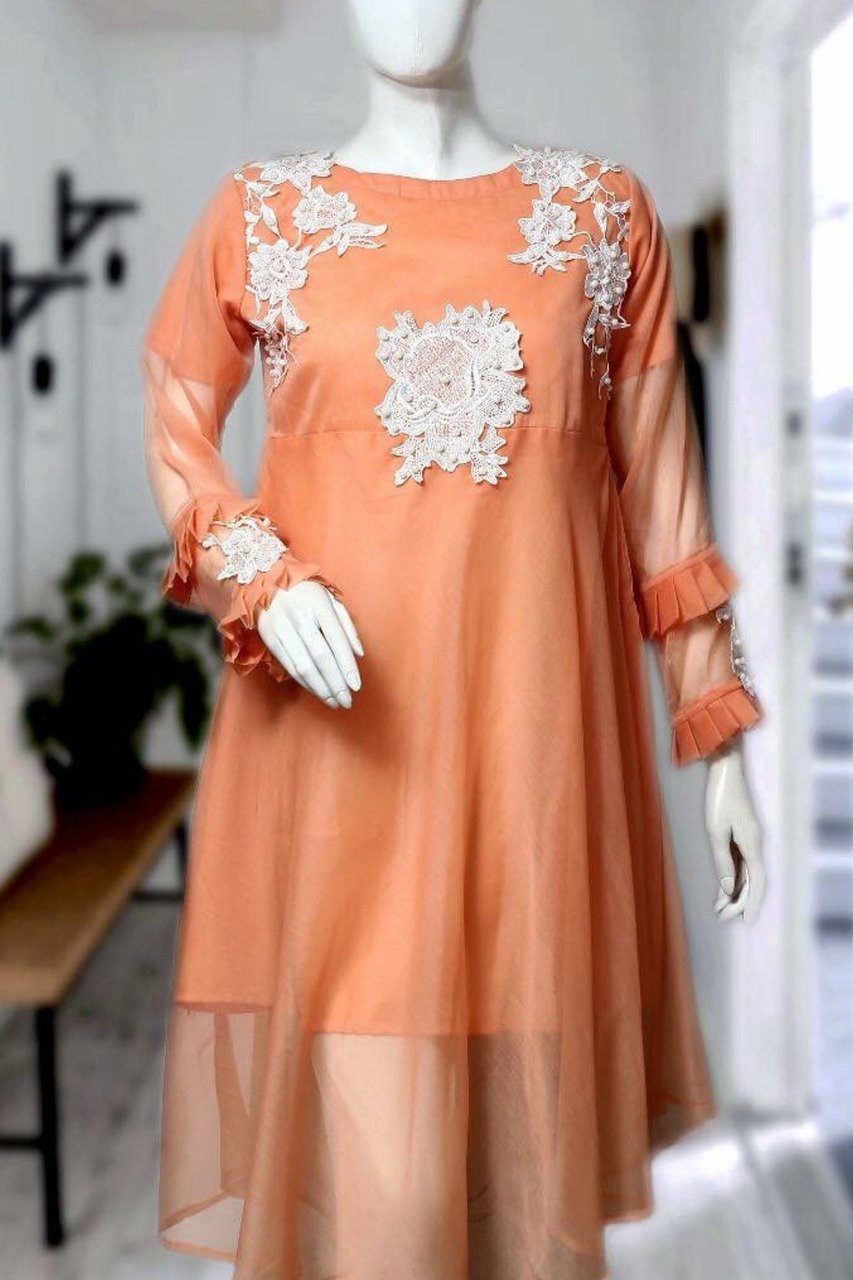 Pistachio - Net Fabric - Ladies | Fashion Point | Waseeh Pakistan