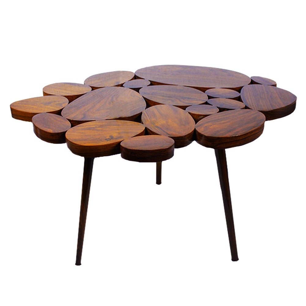 Placid Oval Living Lounge Center Table (Shisham) | Furniture | Waseeh Pakistan