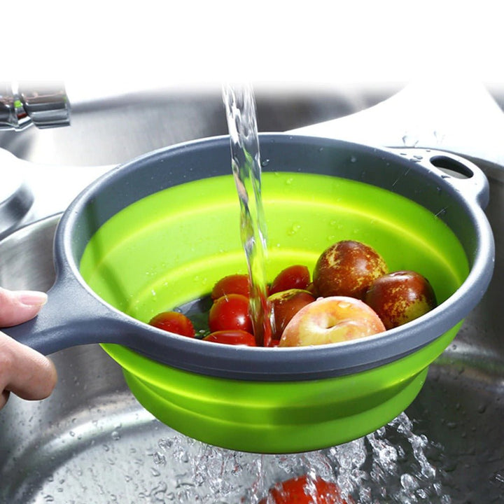 Plastic Collapsible Strainer with Handle | kitchen item | Waseeh Pakistan
