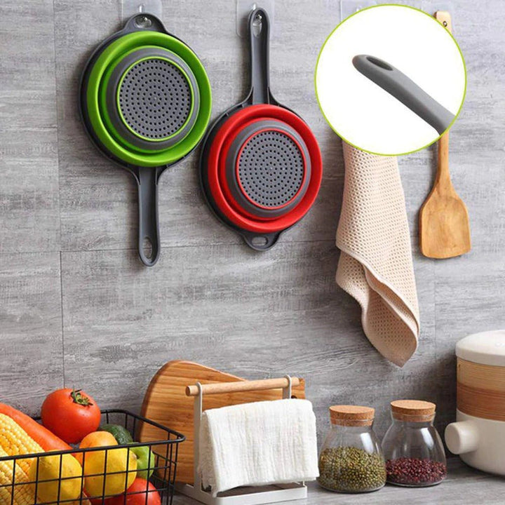 Plastic Collapsible Strainer with Handle | kitchen item | Waseeh Pakistan