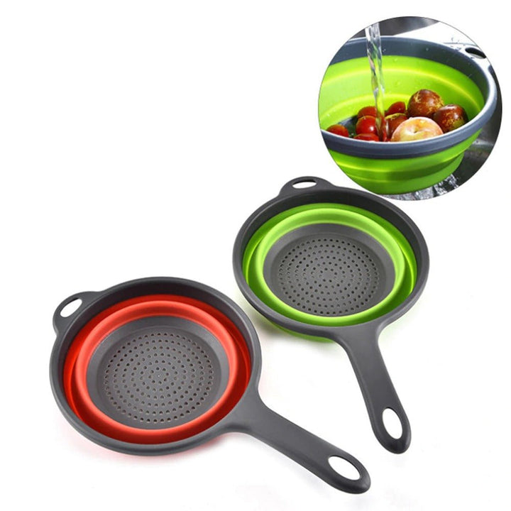 Plastic Collapsible Strainer with Handle | kitchen item | Waseeh Pakistan