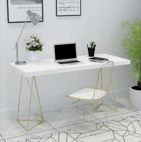 Plinth Rectangular Working Home Office Writing Table Desk | Furniture | Waseeh Pakistan