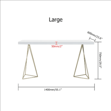 Plinth Rectangular Working Home Office Writing Table Desk | Furniture | Waseeh Pakistan