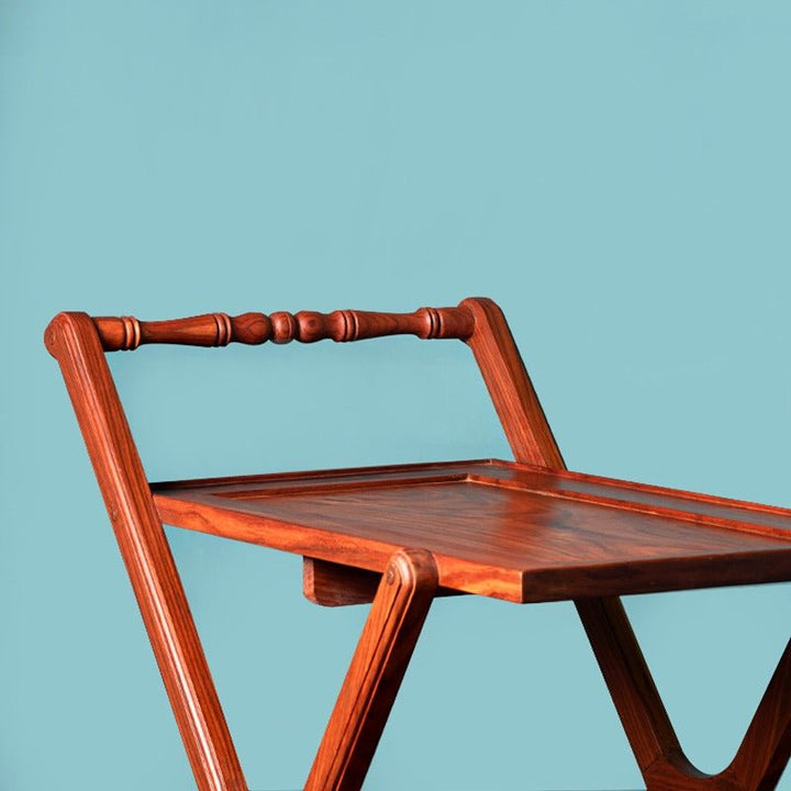 Plumbing Living Lounge Kitchen Rolling Trolley (Shisham) | Furniture | Waseeh Pakistan