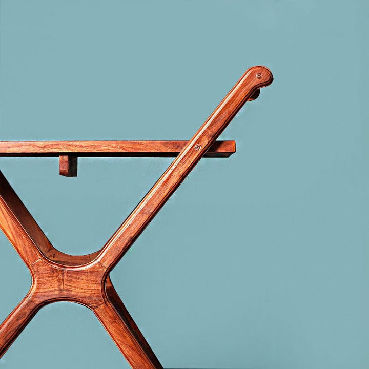Plumbing Living Lounge Kitchen Rolling Trolley (Shisham) | Furniture | Waseeh Pakistan