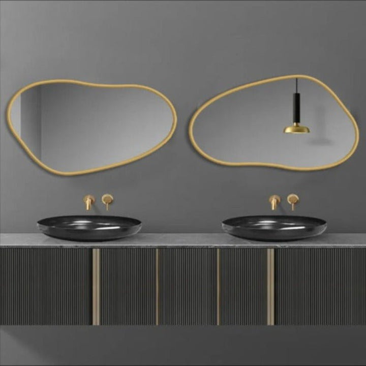 Pond Wall Hanging Irregular Mirror Decor | Home Décor | Waseeh Pakistan