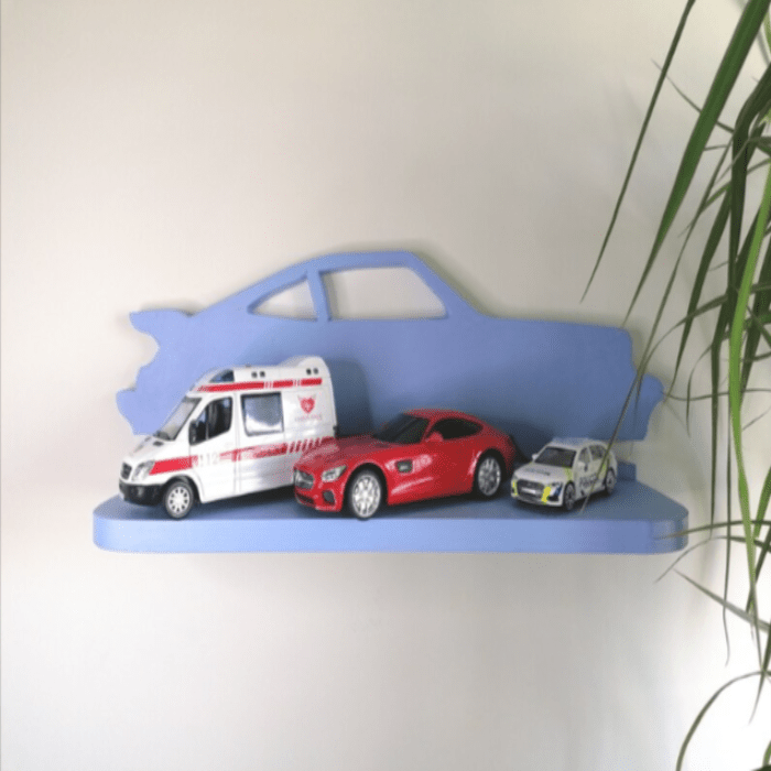 Porsche Boys Kids Bedroom Floating Organizer Shelve Decor | Furniture | Waseeh Pakistan