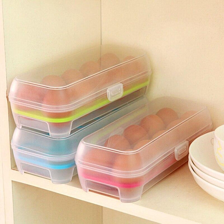Portable Egg Storage Box (24 Grid) | kitchen item | Waseeh Pakistan