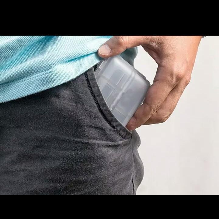 Portable Medicine Drug Pill Box (8) | Fitness | Waseeh Pakistan