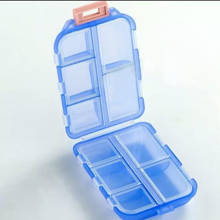 Portable Medicine Drug Pill Box (8) | Fitness | Waseeh Pakistan