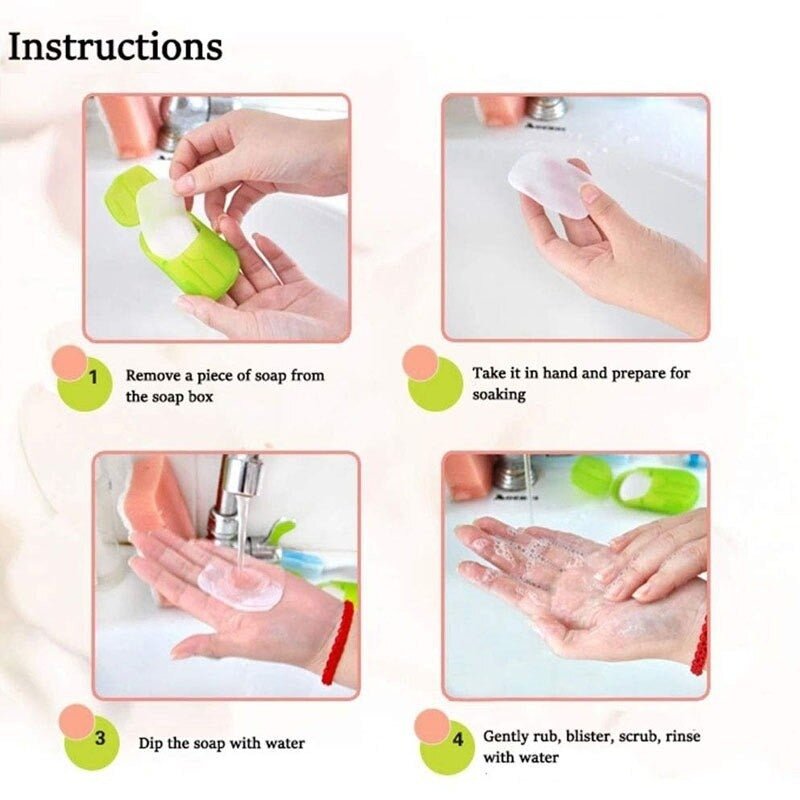 Portable Mini Soap Box (Pack of 4) | Home Décor | Waseeh Pakistan