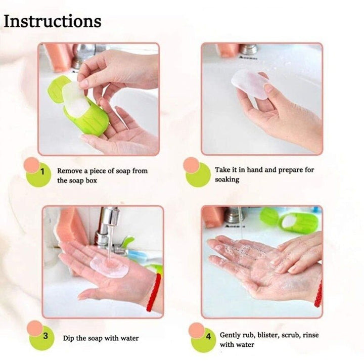 Portable Mini Soap Box (Pack of 4) | Home Décor | Waseeh Pakistan
