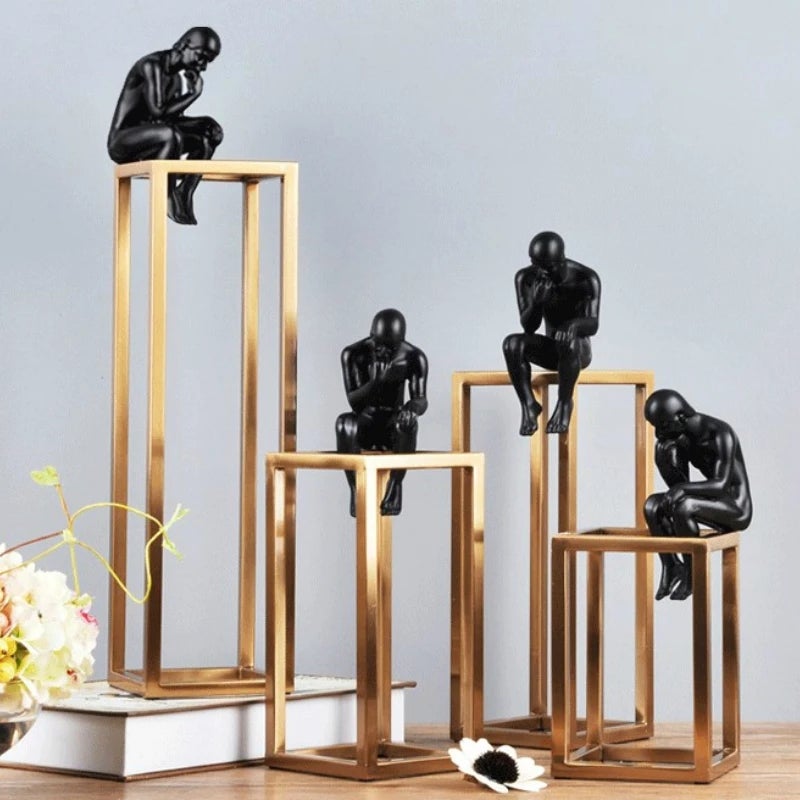 Postmodern Thinker Man Sculpture | Home Décor | Waseeh Pakistan
