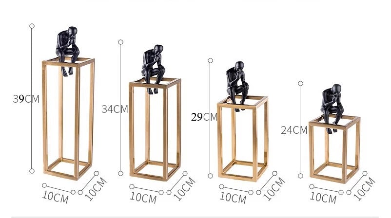 Postmodern Thinker Man Sculpture | Home Décor | Waseeh Pakistan