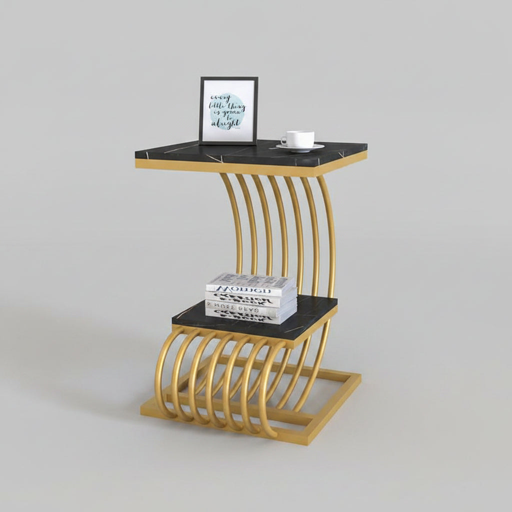 The Grandeur Bed Side Sofa End Table - waseeh.com