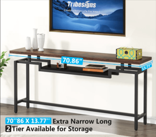 Proportionate Living Room Lounge Entryway Organizer Console Table | Furniture | Waseeh Pakistan