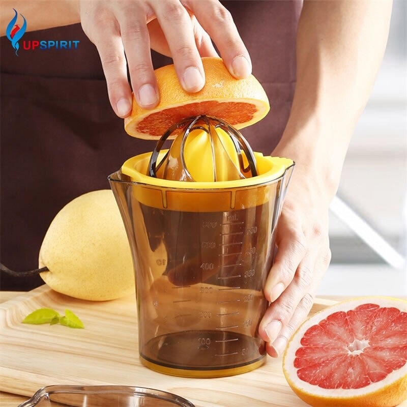 Measuring Cup Hand Held Citrus Juicer Manual Citrus Juicer With