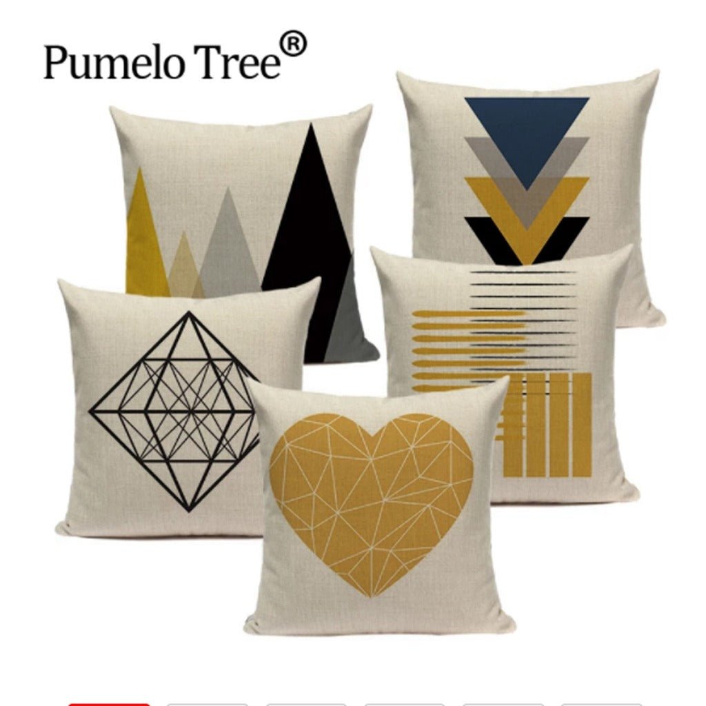 Pumelo Tribe Cushion Covers (Set of 5) | Home Décor | Waseeh Pakistan