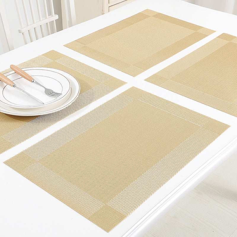 PVC Table Mats Set ( Pack of 4 ) | Home Décor | Waseeh Pakistan