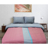 Export Quality Quilt Cover Set - 3 pcs - Pink Patterned - waseeh.com