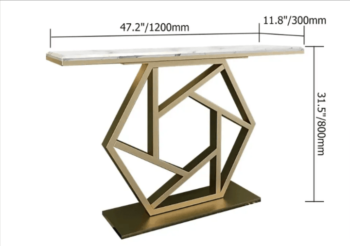 Quadratic Living Lounge Drawing Room Console Table | Not Sale FB | Waseeh Pakistan
