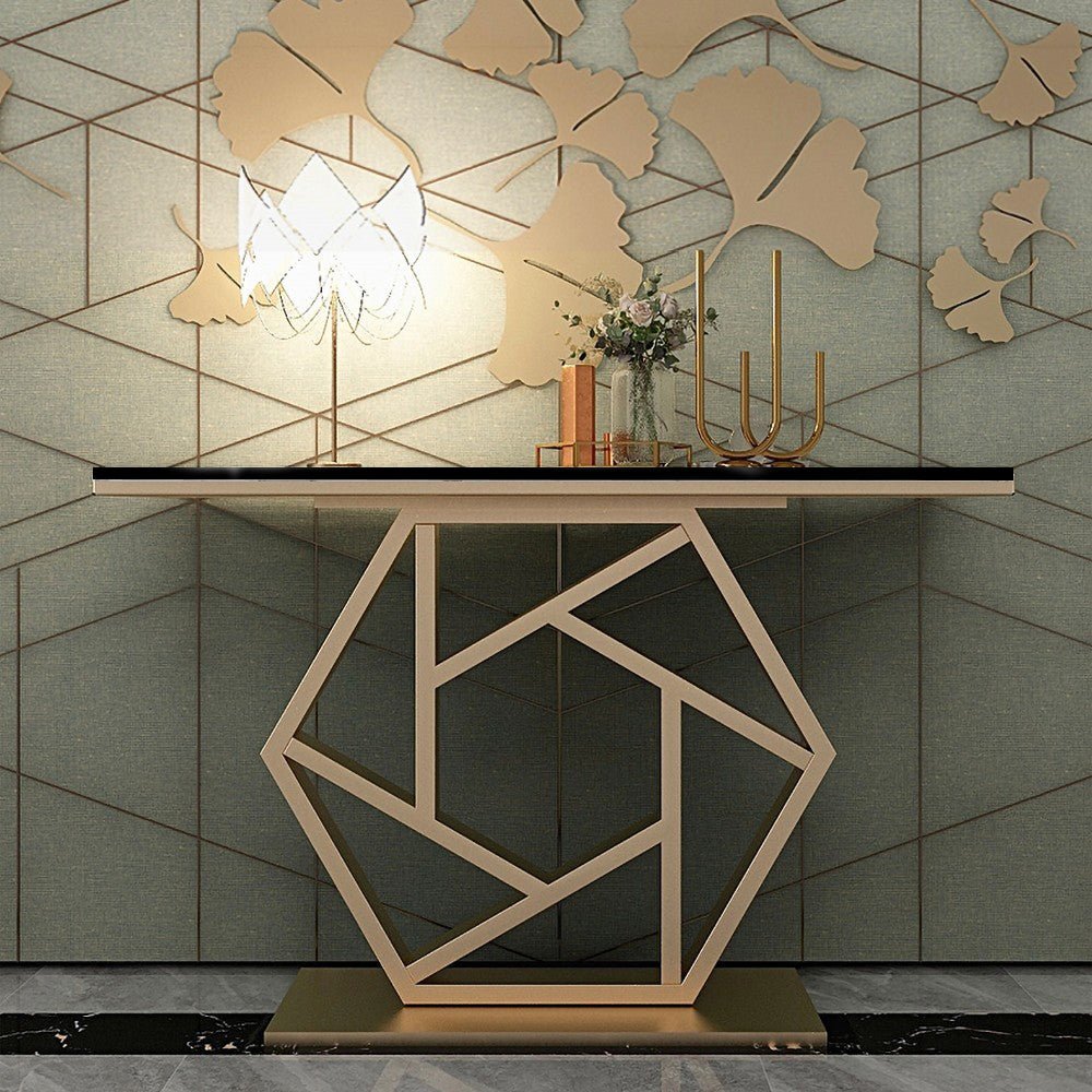 Quadratic Living Lounge Drawing Room Console Table | Not Sale FB | Waseeh Pakistan