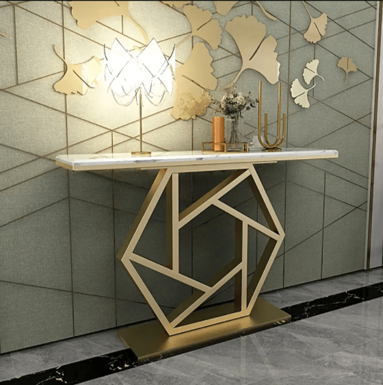 Quadratic Living Lounge Drawing Room Console Table | Not Sale FB | Waseeh Pakistan