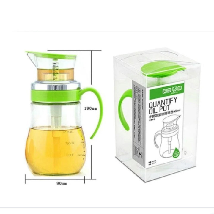 Quantify Glass Oil Jug (600ml) | kitchen item | Waseeh Pakistan