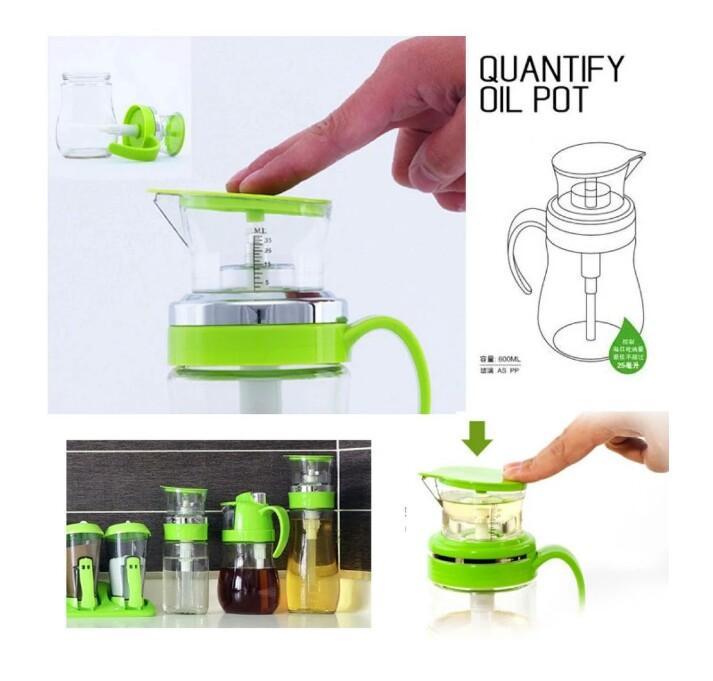 Quantify Glass Oil Jug (600ml) | kitchen item | Waseeh Pakistan
