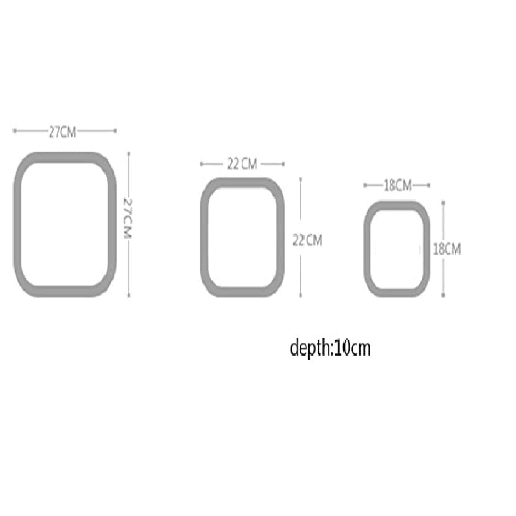 Quarry Props Floating Shelves (Set of 3) | Furniture | Waseeh Pakistan