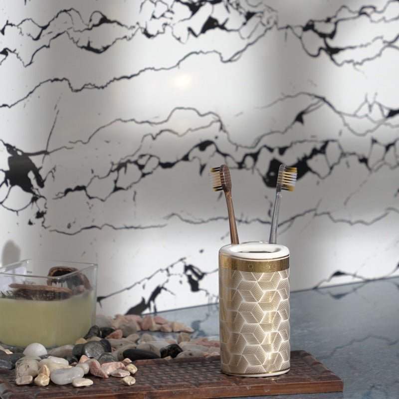 Rabel Gold Bathroom Set | Home Décor | Waseeh Pakistan