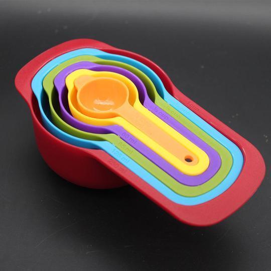 Rainbow Measuring Cups (6pcs) | kitchen item | Waseeh Pakistan