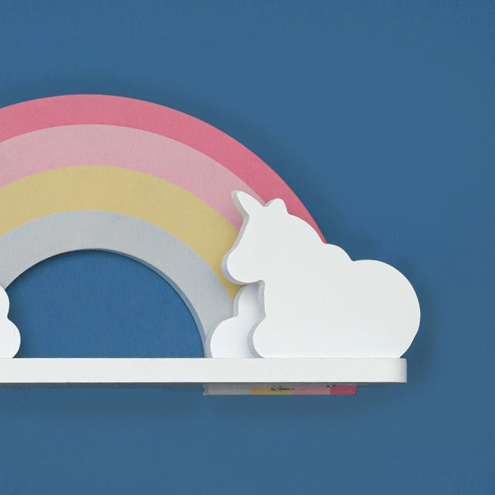 Rainbow Unicorn Kids Bedroom Floating Shelve Decor | Not Sale FB | Waseeh Pakistan